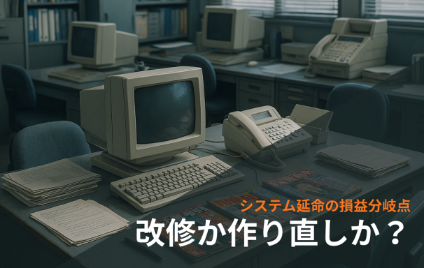 システム延命の損益分岐点：改修か作り直しか？3つの判断基準