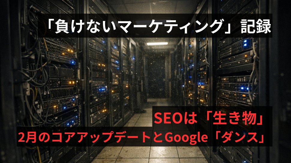 SEOは「生き物」。2月からのコアアップデートとGoogle「ダンス」